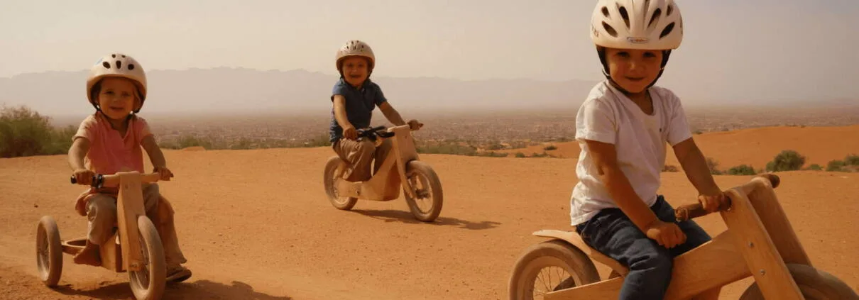 Noleggio bici Wishbone a Marrakech nel 2026: il compagno evolutivo del bambino