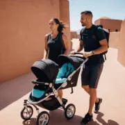 promener-bebe-poussette-marrakech Migliori itinerari per passeggiare con il bebè in passeggino a Marrakech