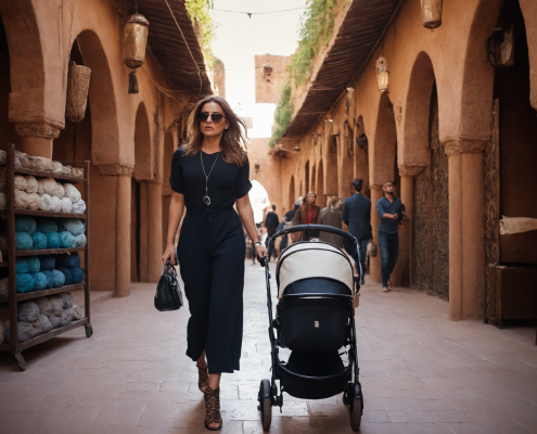 visite medina poussette