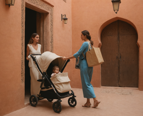 Location poussette Riad Airbnb Marrakech