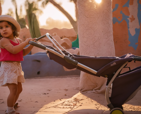 Louer une Yoyo Babyzen à Marrakech.