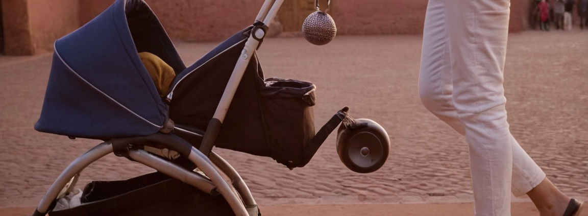 Marrakech with 2 year old baby: Tips for staying in a stroller