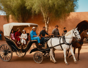 Horse-Drawn Carriage Ride with Children in Marrakech: Family Tour