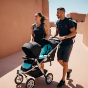 Os melhores itinerários para passear com o bebé de carrinho em Marrakech