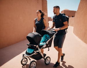 Meilleurs itinéraires pour promener bébé en poussette à Marrakech